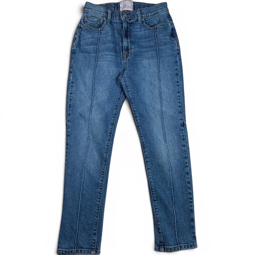 Revice Denim Star Seam High Rise Jeans Medium Wash Blue Size 29 (Fits 26" Waist)